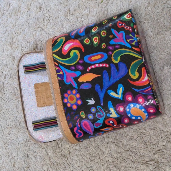 Consuela Bags Consuela Sophie Black Swirly Slim Train Case Poshmark